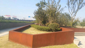 西峰耐候钢挡土墙